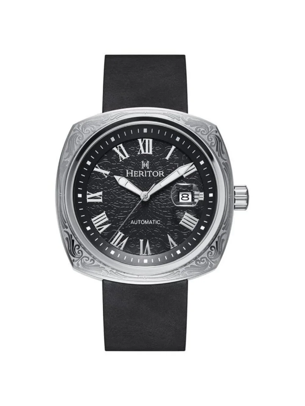 NWT Heritor Davenport Black Dial Men's Watch
